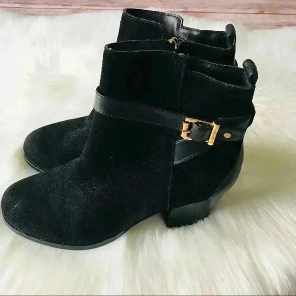 C. Wonder Suede Leather Bootie Shoes 7.5 - Picture 2 of 7